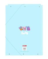 Map Furby Hemelsblauw A4 - thumbnail