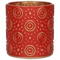 Countryfield theelichthouder hailey s rood 8 cm | 24 stuks - thumbnail