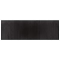 Vloerkleed rechthoekig 100x300 cm bamboe donkerbruin - thumbnail