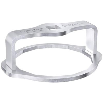 HAZET Oliefitersleutel 2169-13 · 1/2 inch (12,5 mm) vierkant hol · Buiten-14-kant-profiel · SW 80 mm HAZET Oliefitersleutel 2169-13 · 1/2 inch (12,5 mm) vierkant hol · Buiten-14-kant-profiel · SW 80 mm