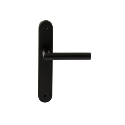 Hardbrass Deurkruk Toledo op ovaal langschild blind - zwart Hardbrass Deurkruk Toledo op ovaal langschild blind - zwart