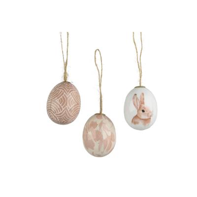 Hangdecoratie Ei foam Ø4xH6cm