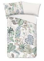 Good Morning Dekbedovertrek "bladeren" - Multi - (140x200 cm) - Katoen - thumbnail