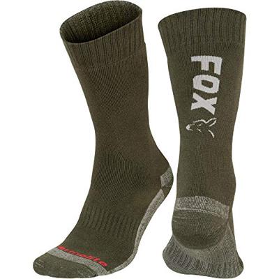 Fox Thermolite Long Socks Green & Silver Thermosokken 44-47