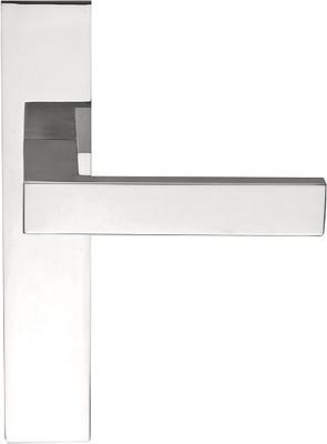 Formani Square LSQIVP236SFC deurkruk ongeveerd op schild blind - gepolijst RVS