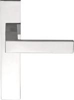 Formani Square LSQIVP236SFC deurkruk ongeveerd op schild blind - gepolijst RVS - thumbnail