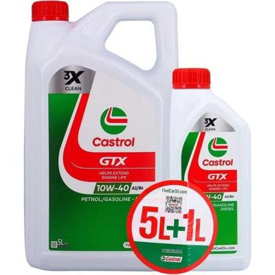 Motorolie - CASTROL GTX - 10W-40 A3/B4 - 5L+1L - 057026