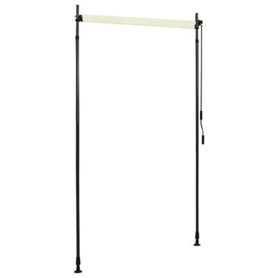 VidaXL Rolgordijn voor buiten 120x270 cm crème