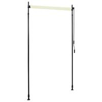 Rolgordijn voor buiten 120x270 cm crème - thumbnail