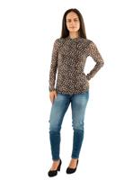 Only Onlerica Life Mesh L/s Top Jrs Noos 15141298 T-shirt Lange Mouw Pumice Stone Everyday Leo - thumbnail