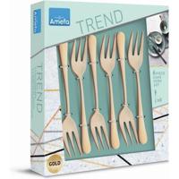 Amefa Austin Gebaksvorkjes 6 Stuks Mat Goud - thumbnail