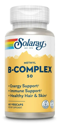 Solaray Methyl B-complex 50 Capsules Solaray Methyl B-complex 50 Capsules