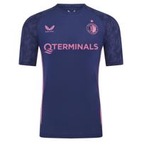 Castore Feyenoord Trainingsshirt 2025-2026 Kids Donkerblauw Roze - thumbnail