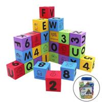 SET 30 CUBES FOAM (ALPHABET AND NUMBERS) - thumbnail