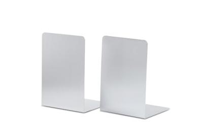 Boekensteun maul 12x12x17.5cm aluminium zilver Boekensteun maul 12x12x17.5cm aluminium zilver
