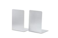 Boekensteun maul 12x12x17.5cm aluminium zilver - thumbnail