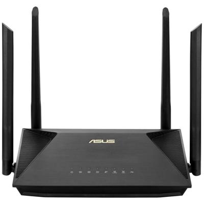 ASUS RT-AX53U (AX1800) Dual Band WiFi 6 Extendable Router, 4G / 5G Router vervanger, levenslange gratis netwerkbeveiliging, Instant Guard, VPN, AiMesh ondersteuning, smart home