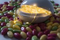 Konstsmide 1460-860 Lichtketting met batterijen Binnen werkt op batterijen Aantal lampen 20 LED Barnsteen - thumbnail