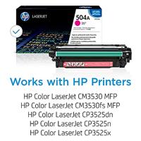 HP toner 504A, 7 000 pagina&apos;s, OEM CE253A, magenta - thumbnail