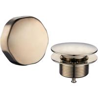 Wiesbaden Doblar Badafvoer met Overloop - Geborsteld RVS Staal - thumbnail