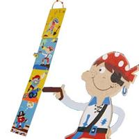 Simply for Kids Houten Piraten Groeimeter - thumbnail