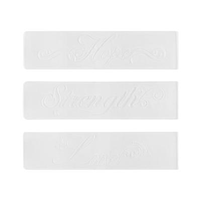 Vaessen Creative • embossing folder hope strength love 3st.