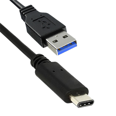 USB 3.1 Cable (Gen2) | USB-C Male - A Male | 1.0 m | Zwart
