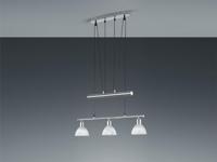 Trio Design hanglampLevisto 3-lichts nikkel - 371010307 - thumbnail