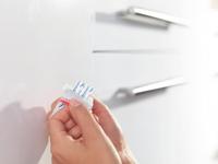 tesa POWERSTRIPS® Zelfklevende haak Large Transparant, Chroom Inhoud: 2 stuk(s) - thumbnail