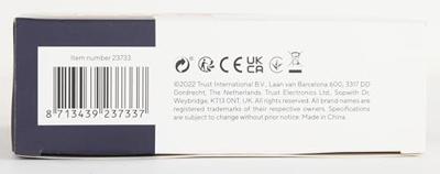 Trust Carve Bekabelde optische muis Muis Zwart - thumbnail