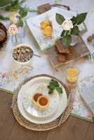 Clayre & Eef Servetten Katoen Set van 6 40x40 cm Wit Vierkant - thumbnail