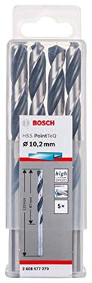 Bosch Accessoires 10X Metaalboor HSS Pointeq 4,9mm - 2608577217 Bosch Accessoires 10X Metaalboor HSS Pointeq 4,9mm - 2608577217