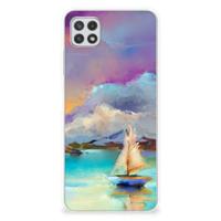 Smartphone hoesje Samsung Galaxy A22 5G Boat - thumbnail