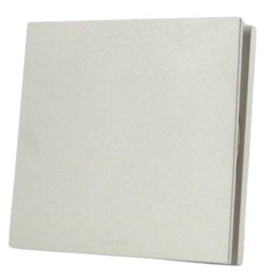 Renson Aeroo Designventiel Vierkant - Kunststof Ø125mm - Ral9010