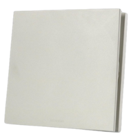 Renson Aeroo Designventiel Vierkant - Kunststof Ø125mm - Ral9010 - thumbnail