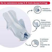 THERMOBABY Badkussen Daphne - Blauwe bloem - thumbnail