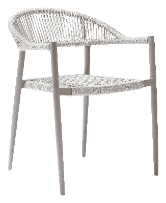 Woood Yellow tuinstoel Lichtgrijs Woood Yellow tuinstoel Lichtgrijs