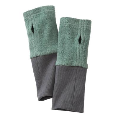 2 in 1 fleece warmers van bio-katoen, zeegras Maat: L 22 cm