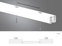 Paulmann URail 96903 230V-railsysteemcomponenten Rail Zwart (mat) - thumbnail