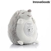 InnovaGoods Premium Egelknuffel Met Witte Ruis En Nachtlicht - 16 x 19 x 15 cm - thumbnail