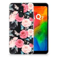 LG Q7 | TPU Case | Butterfly Roses - thumbnail