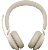 Jabra Evolve2 65 UC Stereo Link380c - draadloze oortelefoon, beige - thumbnail