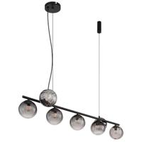 Globo 7-lichts hanglampDallerta smoke glas - 15216-7H - thumbnail