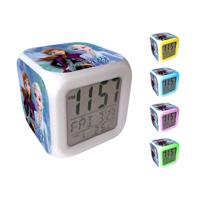 Disney Frozen wekker klok 8 x 8 cm - thumbnail