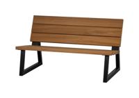 WOOOD Tuinbank 'Banco' Hout en Metaal - thumbnail