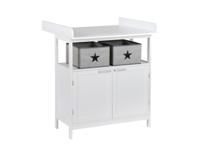 roba Commode Hamburg (2 deuren, Wit) - thumbnail