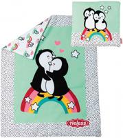 Heless Poppendeken pinguin met kussen - thumbnail