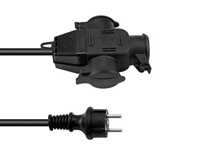 Eurolite EUROLITE 240v verlengkabel 3 voudig 3 meter