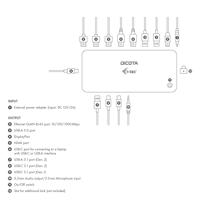 Dicota D31951 USB-C dockingstation Geschikt voor merk (dockingstation): Universeel - thumbnail