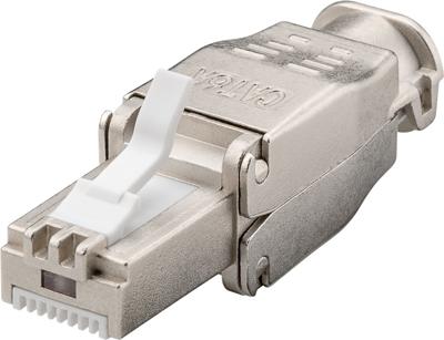CAT6a RJ45 connector plug - STP - RJ45 - voor internetkabels - ethernet kabel - CAT kabel - gereedschapsloos